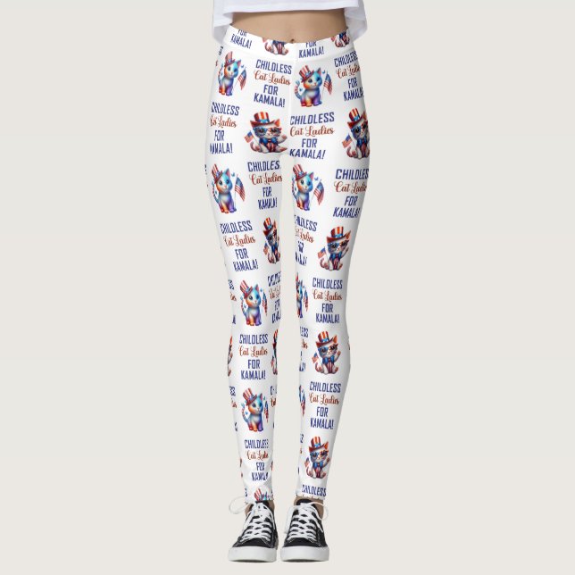 BARNLÖSA KATTGAMMA DAMER FÖR KAMALA LEGGINGS (Framsida)