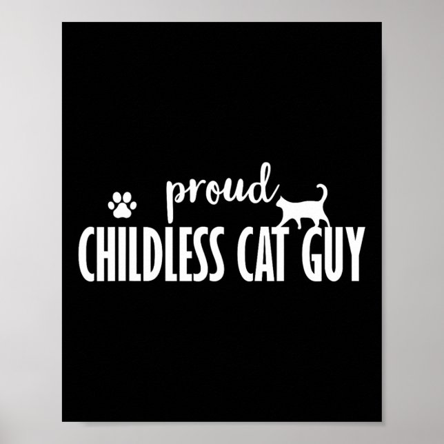 Barnlösa Kattkillar T-shirts  Poster (Framsidan)