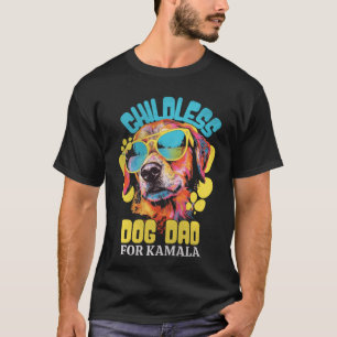 Barnlösa Pappa för Kamala Harris 2024 T-Shirt