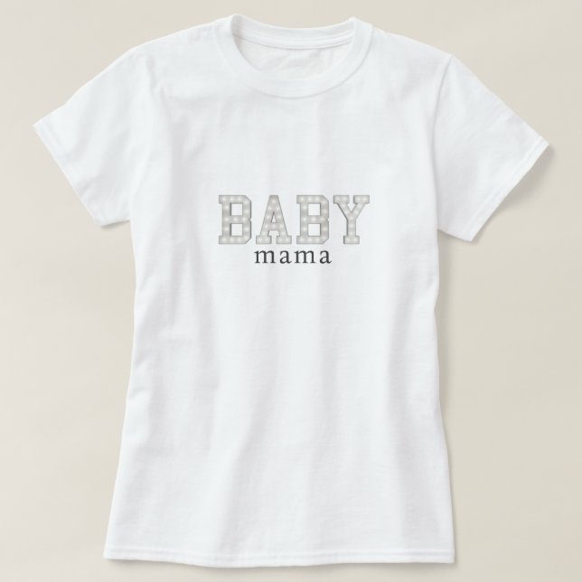 Barnmamma T Shirt (Design framsida)