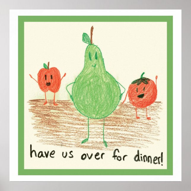 Barnmatkonst, Grönt Poster (Framsidan)