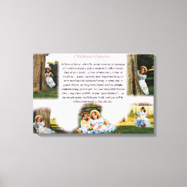 Barnminnena inspirerande canvastryck