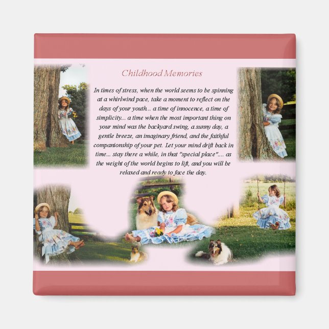 Barnminnena inspirerande magnet (Framsidan)