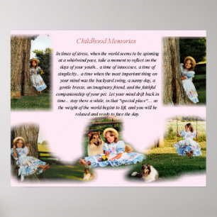 Barnminnena inspirerande poster