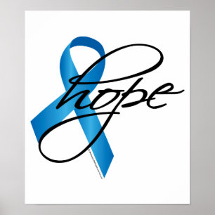 Barnmissbruk Ribbon Hope Poster