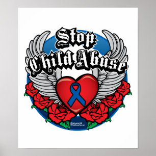 Barnmisshandelbikervingar Poster