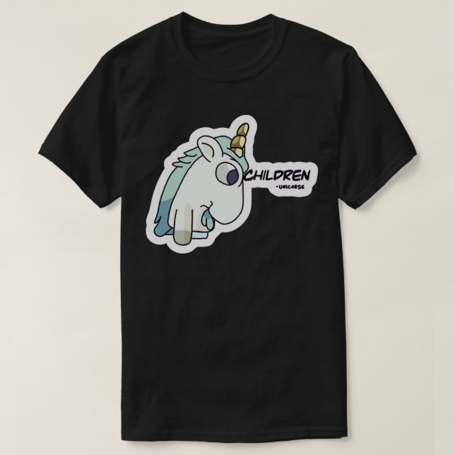 barnmodern unicorse t shirt (Design framsida)