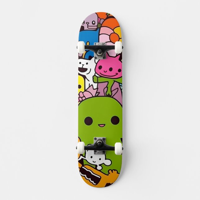 Barnmonster Skateboard av Claire Firley (Framsida)