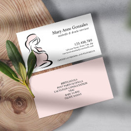  | Barnmorska Doula Pgraant Woman Belly Visitkort