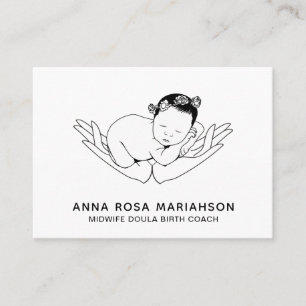 *~* Barnmorska Graviden Doula Nanny Busines Visitkort