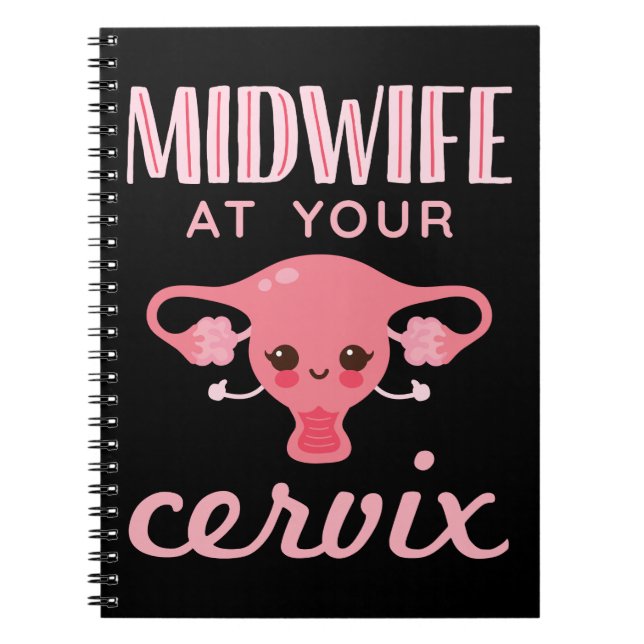 Barnmorska i Cervix Midwives Anteckningsbok (Framsidan)