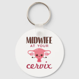 Barnmorska i Cervix Midwives Midwifery Nyckelring