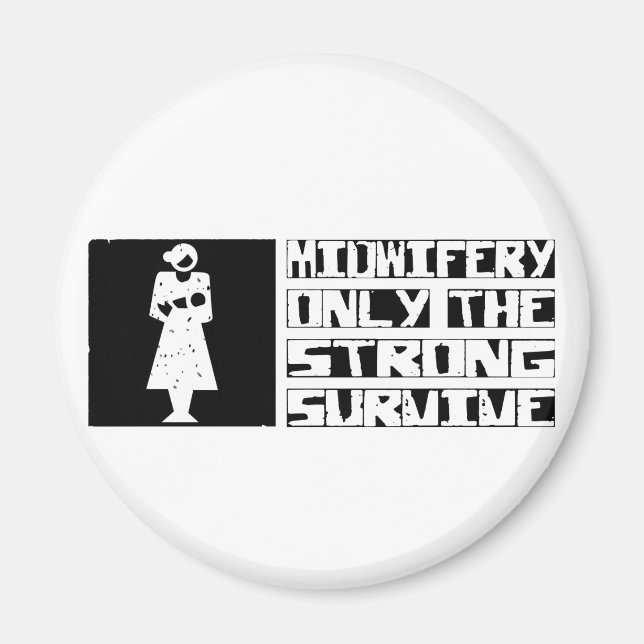 Barnmorska Överlever Magnet (Framsidan)