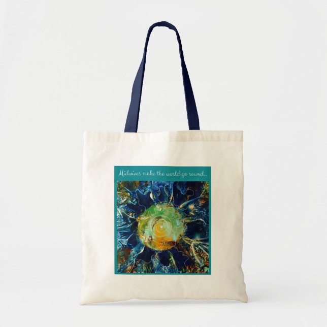 barnmorskaadvocacytotot hänger lös tygkasse (Framsidan)