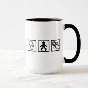 Barnmorskabebisnappar Mugg
