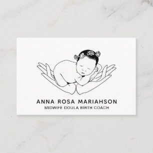 *~* Barnmorskans Gravid Doula Nanny Infant Visitkort