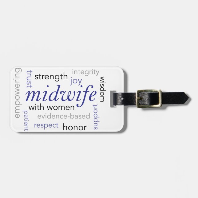 barnmorskaordmoln bagagebricka (Horisontell Framsida)