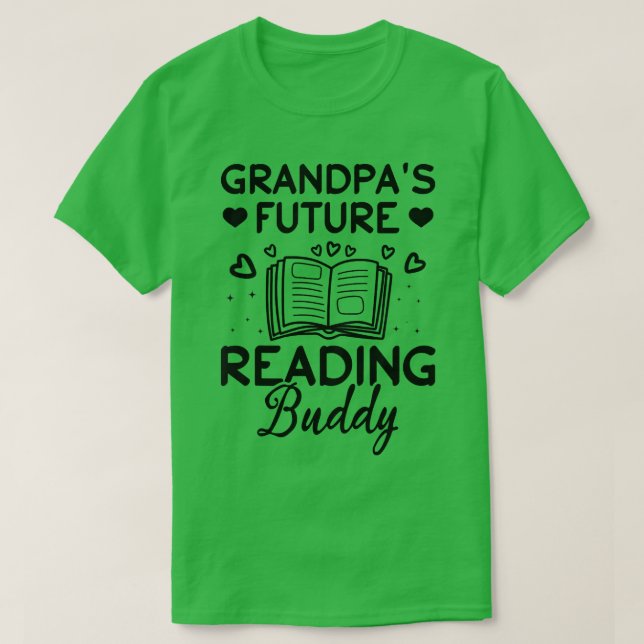 Barnmorskas framtida läsning Buddy Kids Bok Kärlek T Shirt (Design framsida)