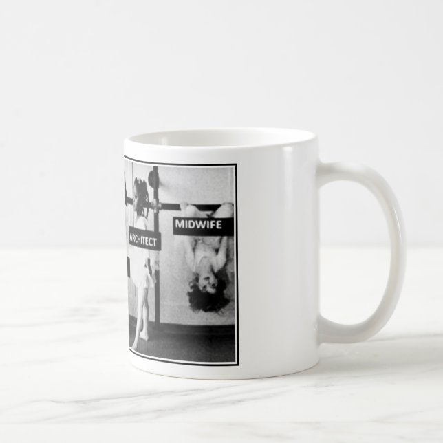 barnmorskor är olika kaffemugg (Höger)