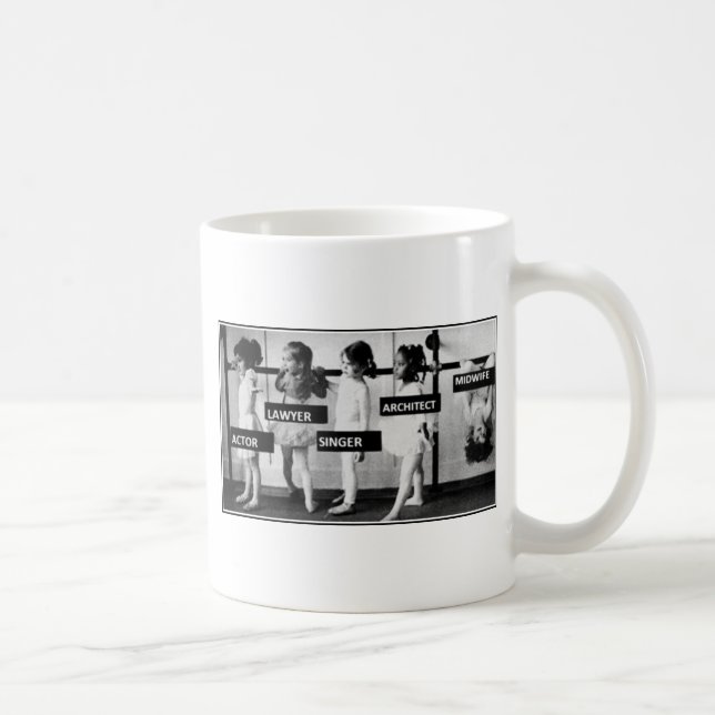 barnmorskor är olika kaffemugg (Höger)