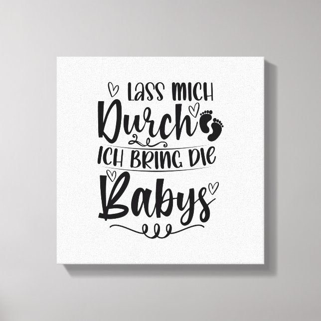 Barnmorskpresenter | Barnmorskor Obstetrician Midw Canvastryck (Framsida)