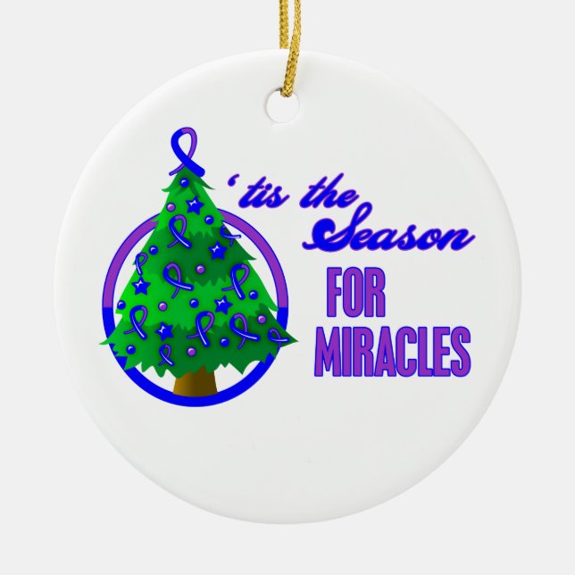 Barnomaddom Stroke jul Miracles Julgransprydnad Keramik (Framsidan)