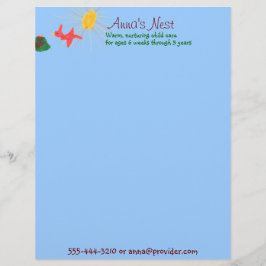 Barnomsorgbrevhuvud Brevhuvud