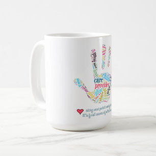 Barnomsorgfamiljeförsörjaremugg Kaffemugg