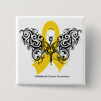 Barnomsorgscancer - stam- och fjäril knapp