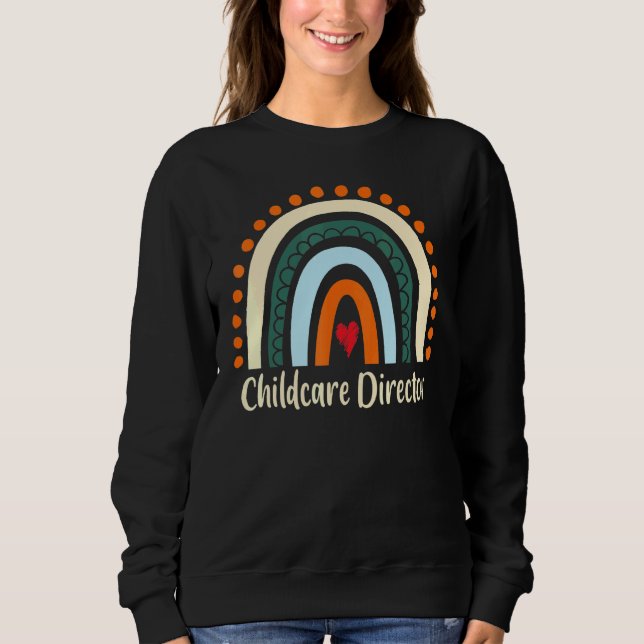 Barnomsorgschef Boho Rainbow Studenten Tack Y T Shirt (Framsida)