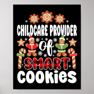 Barnomsorgsgivare för smarta cookies Daycare Krist Poster