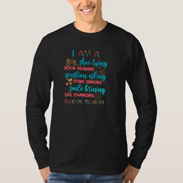 Barnomsorgslärare, Daycare Provider Pullov T Shirt (Framsida)