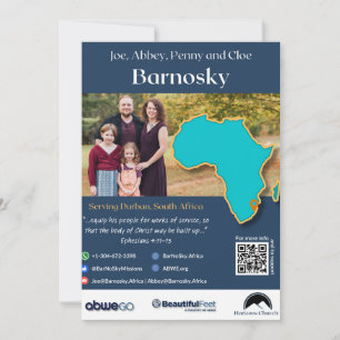 Barnosky-kort för familjeböner inbjudningar