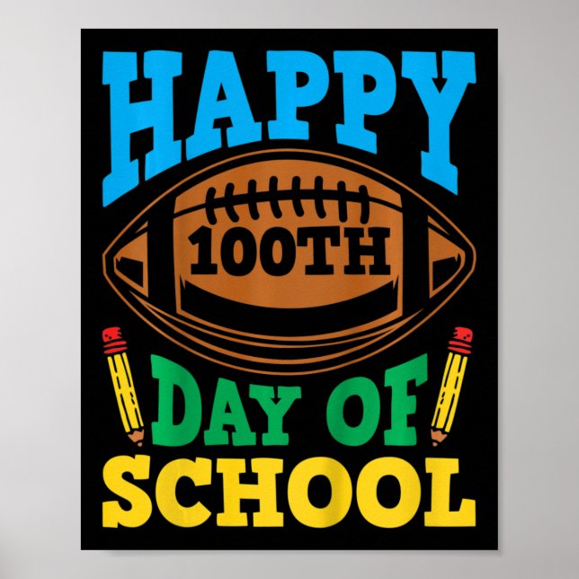 Barnpojkar flickor 100 dagar i Lycklig 100 dagar Poster (Framsidan)