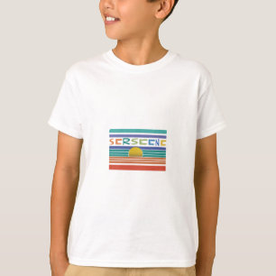 Barnpojkar mode utformar t-shirts
