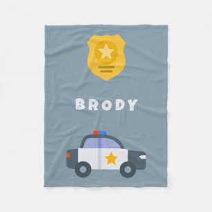 Barnpolis Blanket - Personlig Namn Blanket Fleecefilt