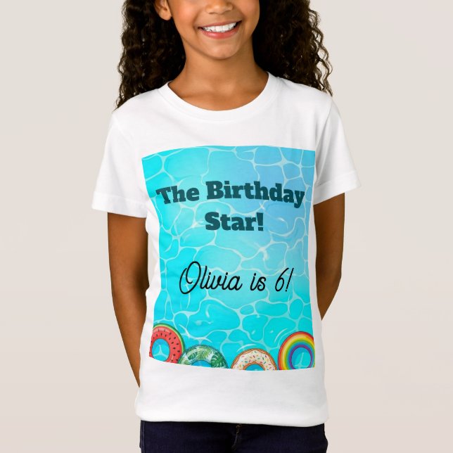 Barnpoolparty T-Shirt (Framsida)