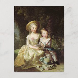 Barnporträtt av Marie-Therese-Charlotte Vykort