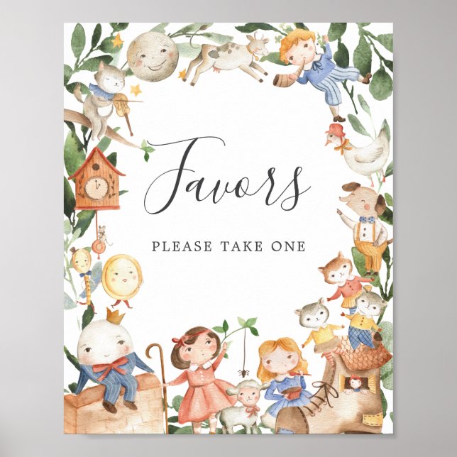 Barnramsbaby Shower-presentkort Poster (Framsidan)