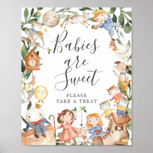 Barnramsor Baby Shower Bebisar Är Söta Skylt