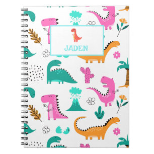 Barnryggsäck Namn Dinausor Back to school Anteckningsbok