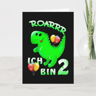 Barns 2-dagars dinosaurier kort