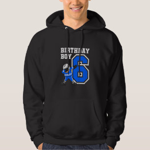 Barns 6 år Gamle Boy Ice Hockey Player 6e Birthda Hoodie
