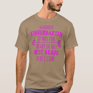 Barns adjö Kindergarten Det var Roligt 1:a Klass F T Shirt