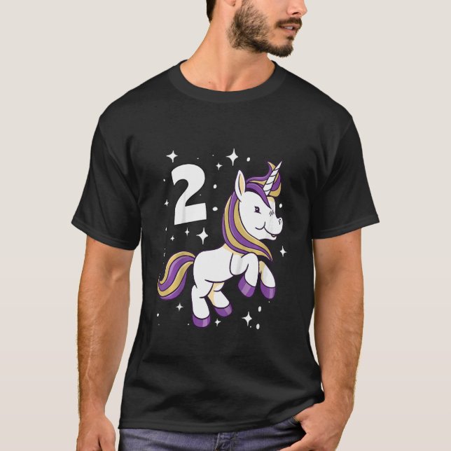 Barns andra barn Barns födelsedag 2 år T Shirt (Framsida)