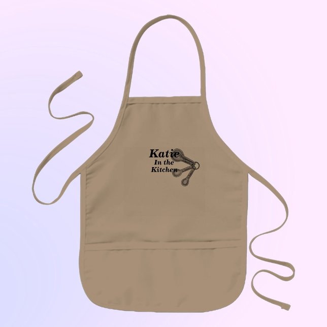 Barns Apron LÄGGER TILL DITT NAMN Boy eller Girl C Barnförkläde (Skapare uppladdad)