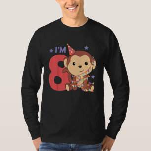 Barns åttonde födelsedag, apa För barn T Shirt