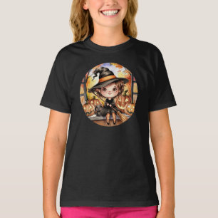 Barns Basic Crafty Witch Halloween T-Shirt