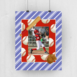 Barns baskebollfoto Poster