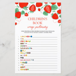 Barns Bok Emoji Pictionary Game Sweet Berry